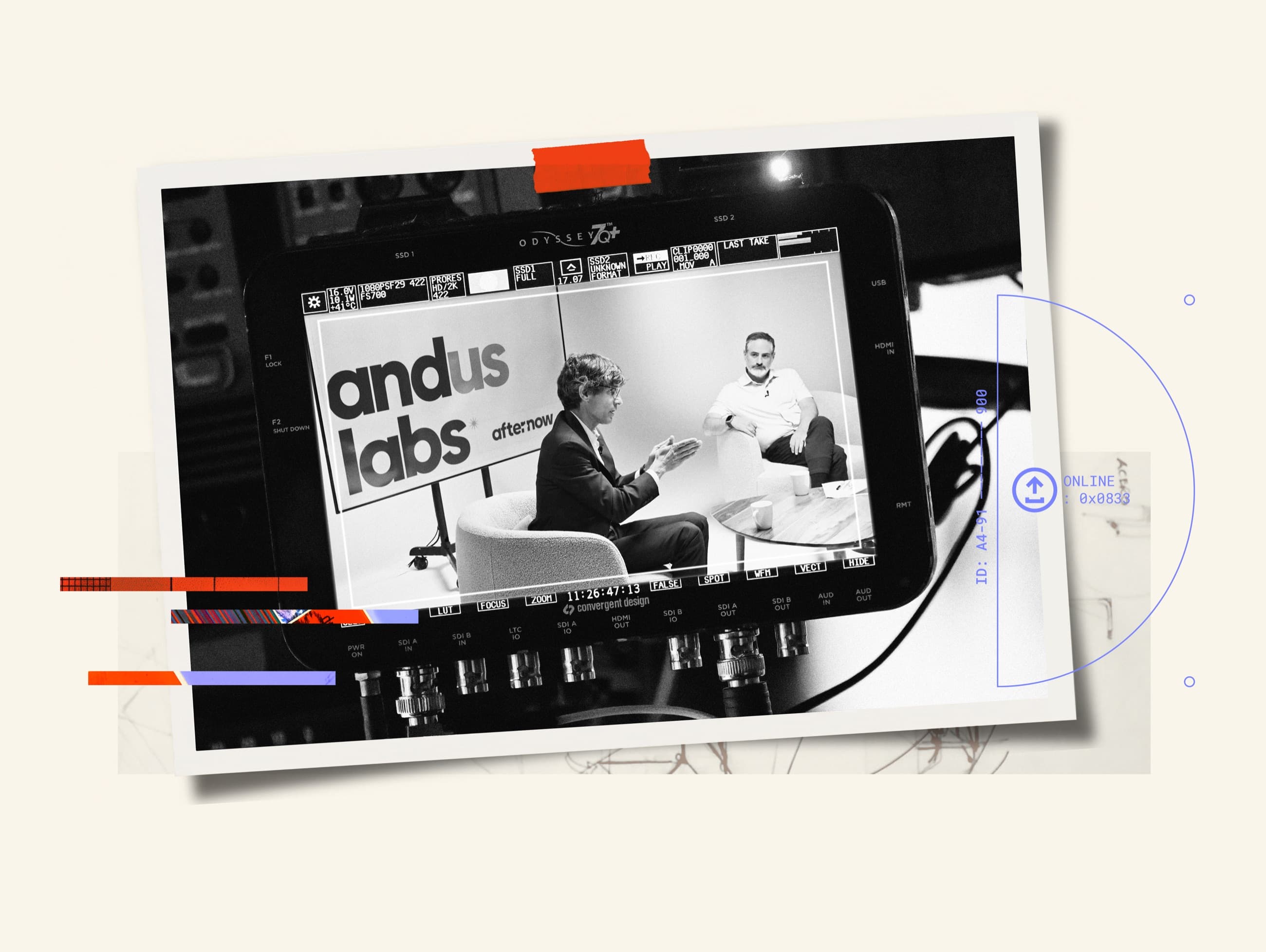 Andus Labs recording a session in the field